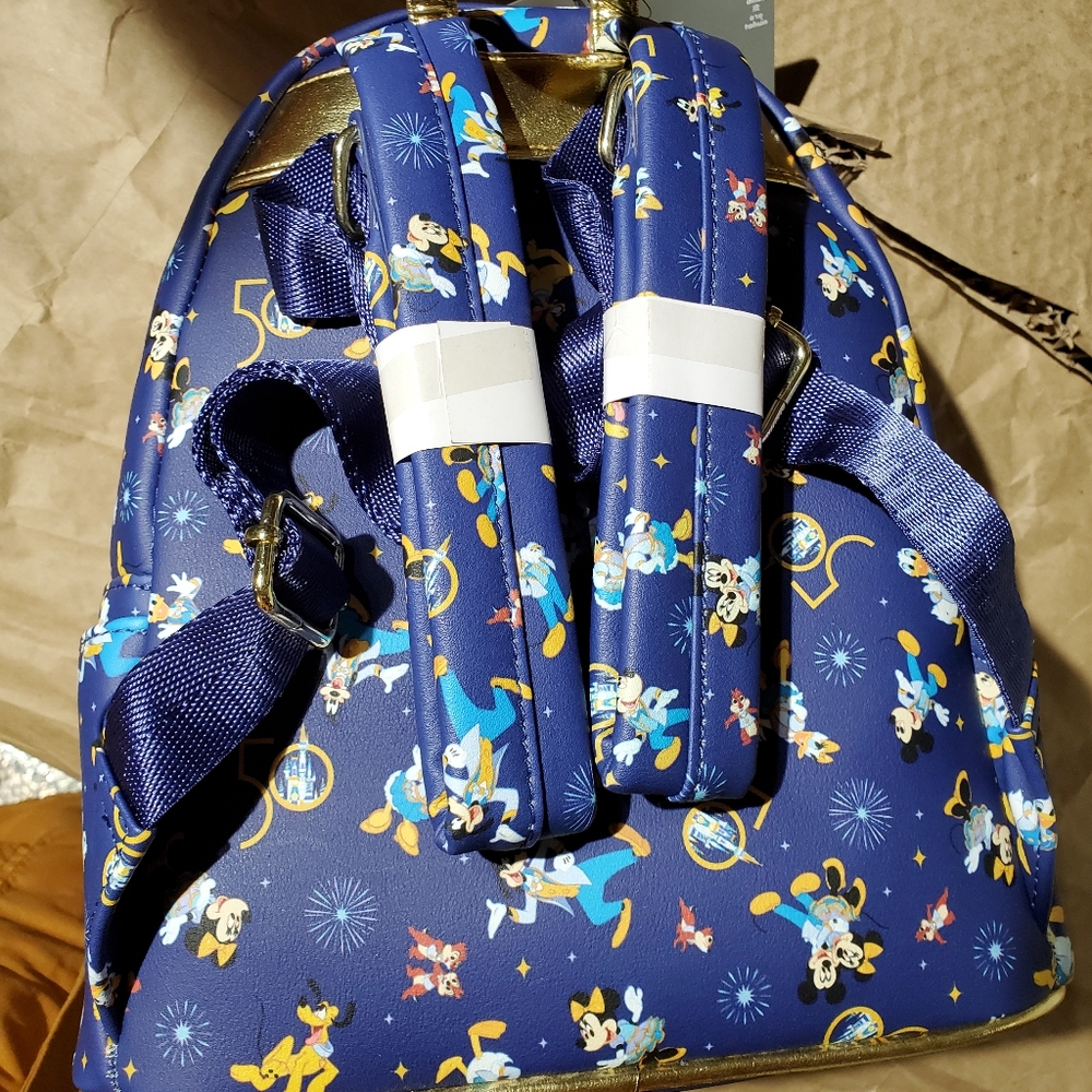 Mickey Mouse & Friends Loungefly Backpack Walt Disney World 50th Anniversary/ear - Picture 10 of 16